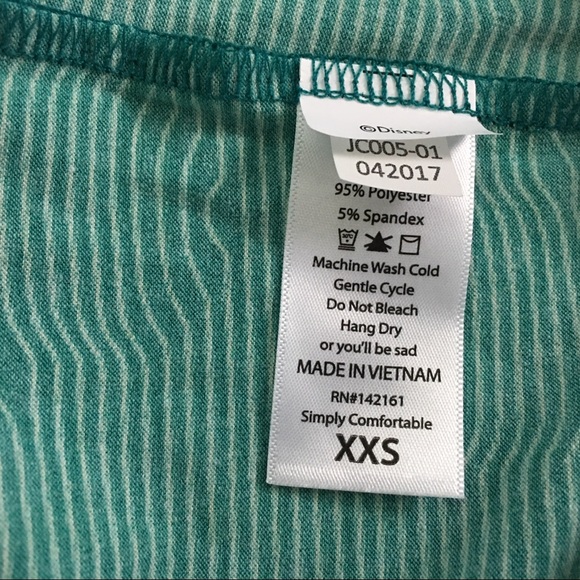 LuLaRoe Disney Irma Minnie Mouse Size XXS Green- - Picture 6 of 8